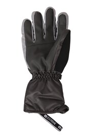 Mountain Warehouse Grey Mens Thinsulate® Waterproof Ski Gloves - Image 3 of 7