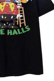 Vanilla Underground Black Sonic Mens Xmas 100% Cotton T-Shirt - Image 4 of 5