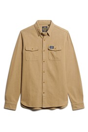 Superdry Natural Trailsman Flannel Shirt - Image 6 of 6
