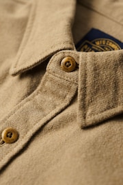 Superdry Natural Trailsman Flannel Shirt - Image 3 of 6