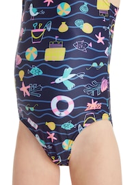 Zoggs Girls Scoopback One Piece Swimsuit - Image 3 of 5