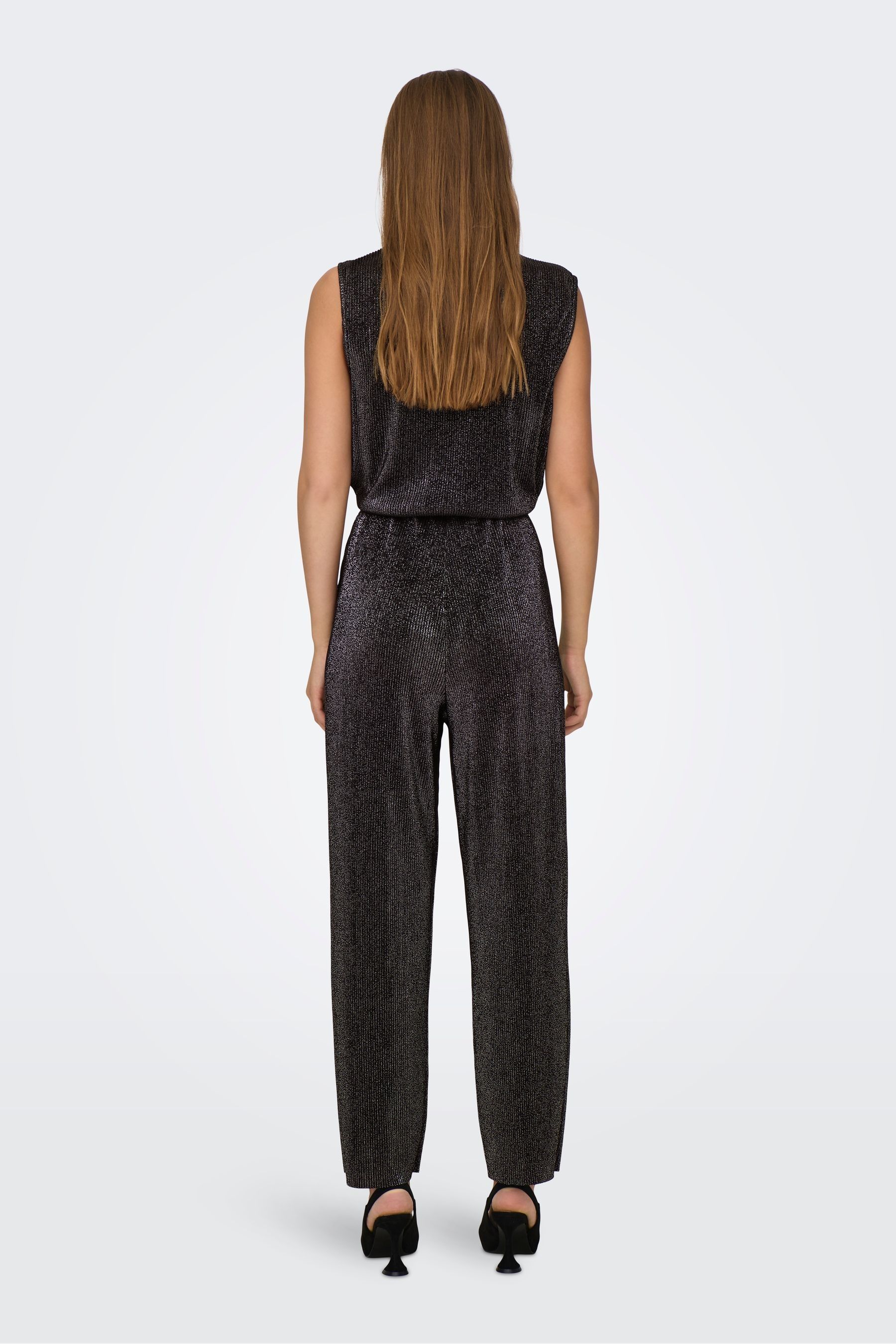 Buy JDY Black Plisse Wide Leg Party Jumpsuit from Next Luxembourg