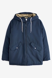 JACK & JONES Blue Parka Coat - Image 6 of 7