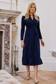 Aspiga Blue Percy Corduroy Midi Dress - Image 2 of 5