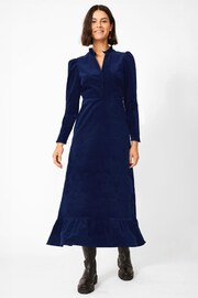 Aspiga Blue Percy Corduroy Midi Dress - Image 3 of 5