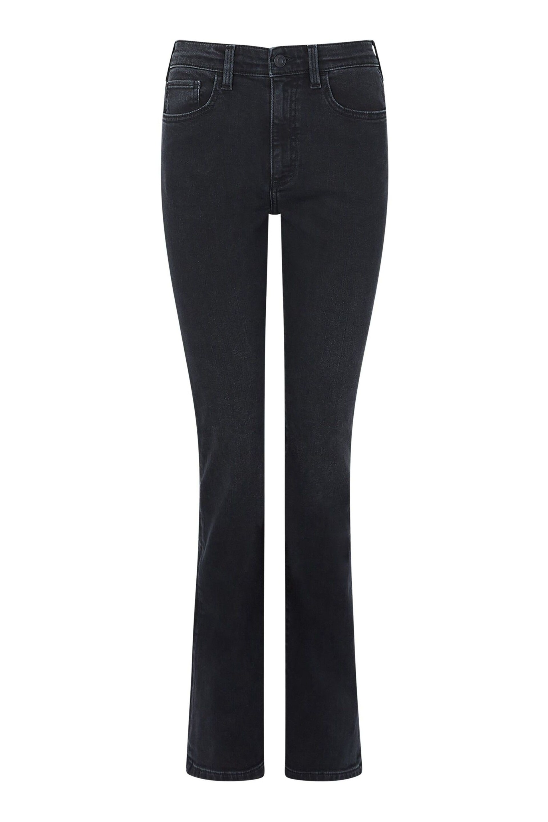 French Connection Stretch Denim Boot Cut Full Length Trousers - Image 4 of 4