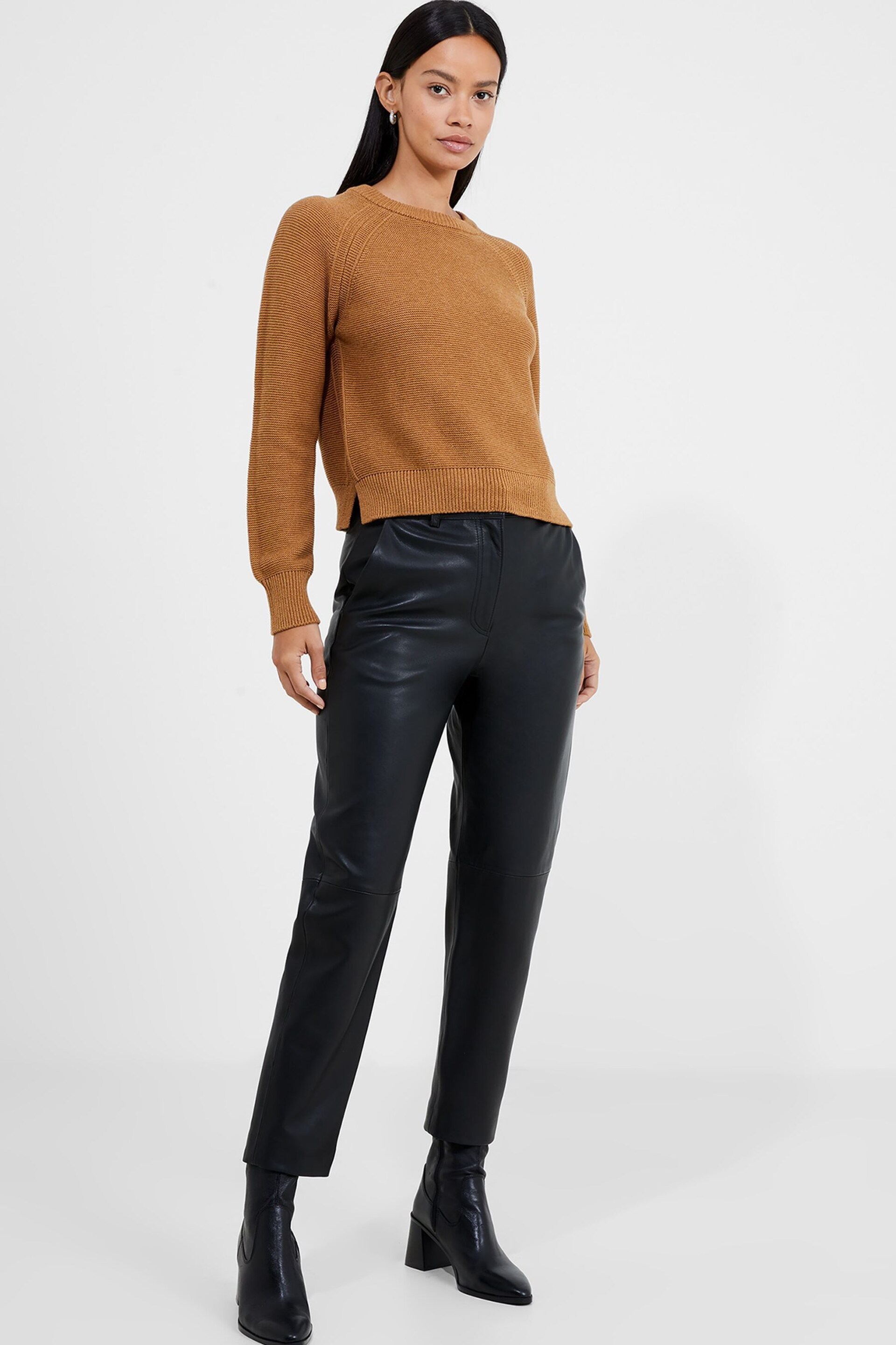 French Connection Connie Leather Trousers - Image 1 of 4