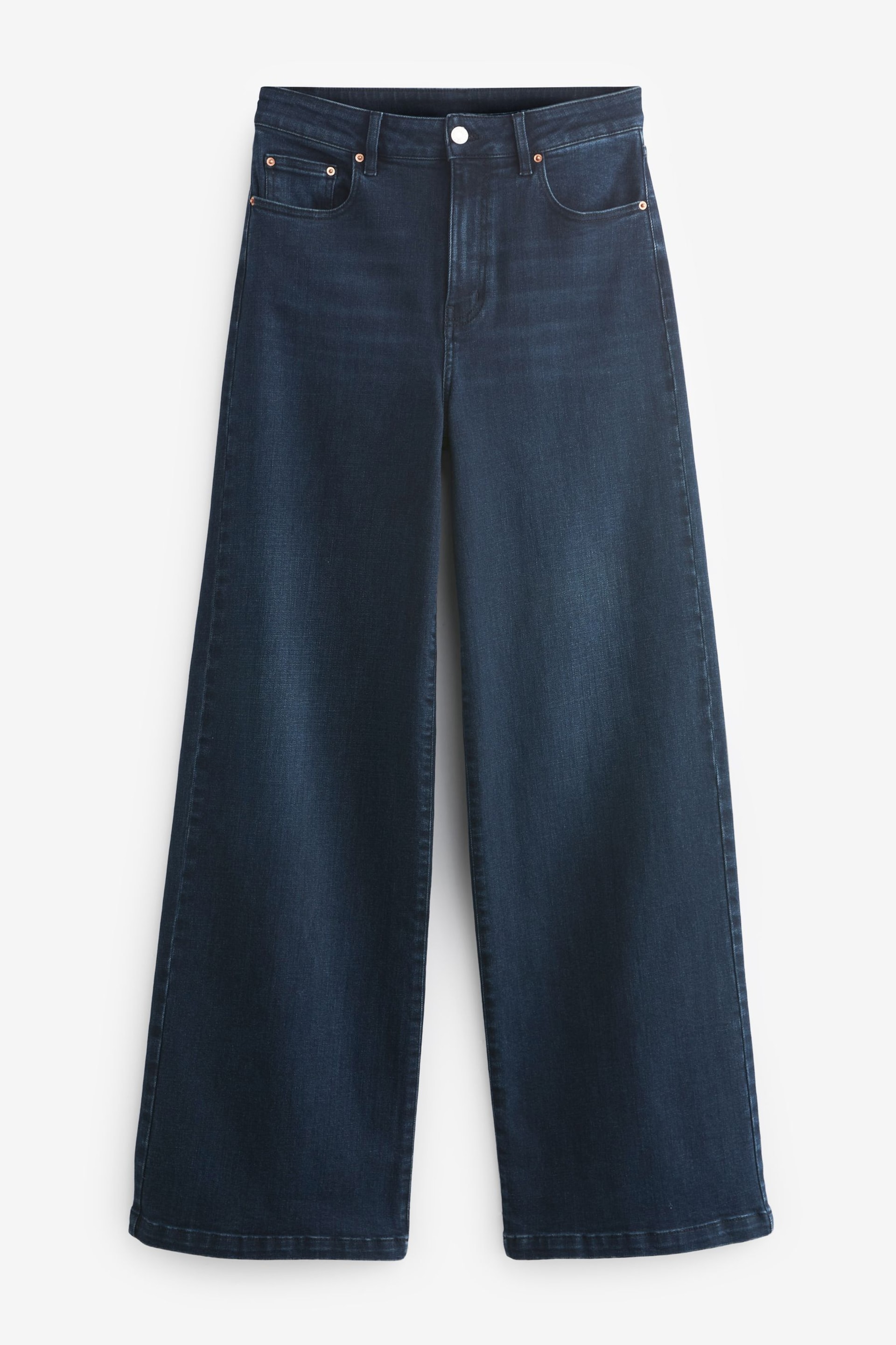Inky Blue Hourglass Wide Leg Jeans - Image 6 of 7