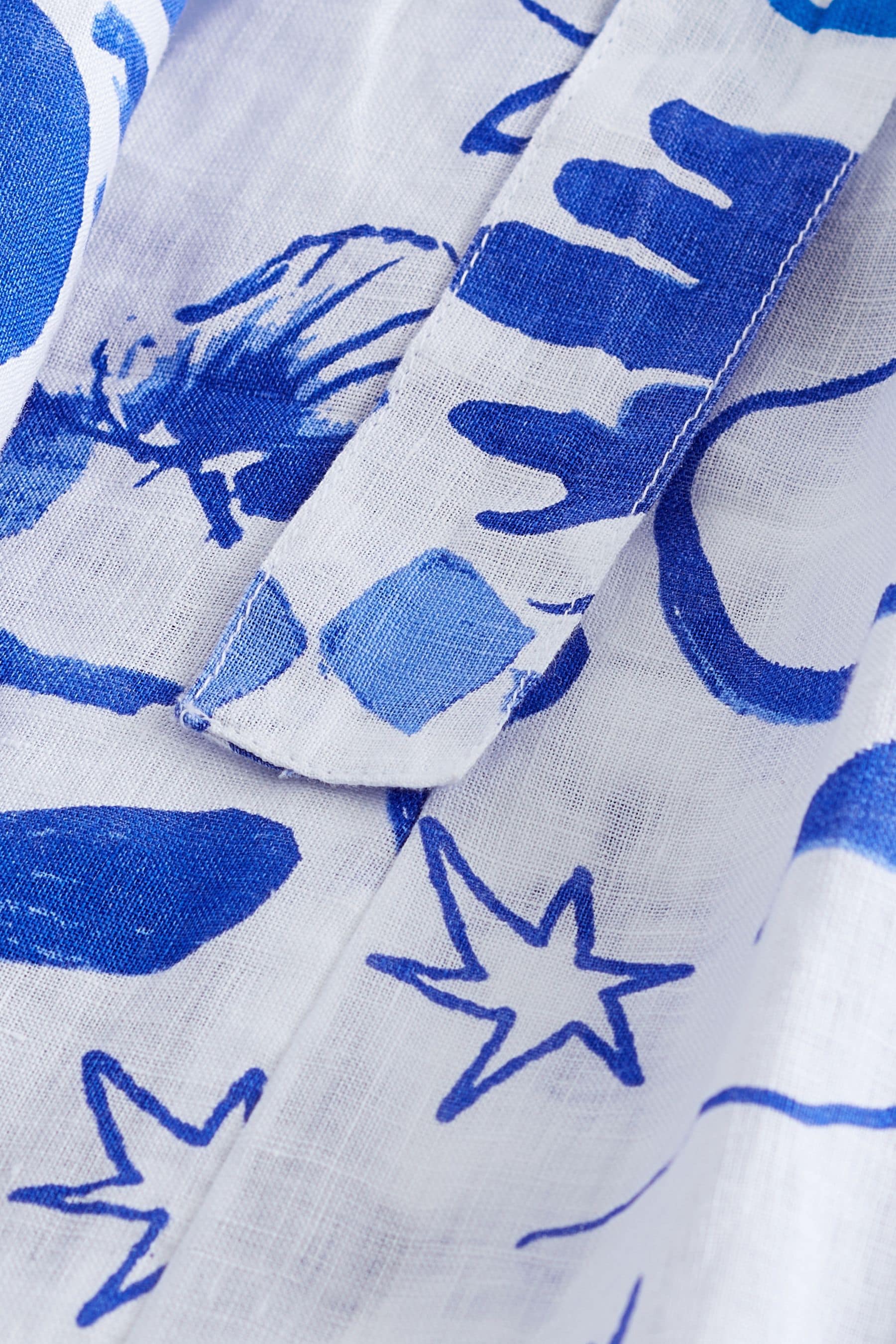 Next blue and white dress hot sale