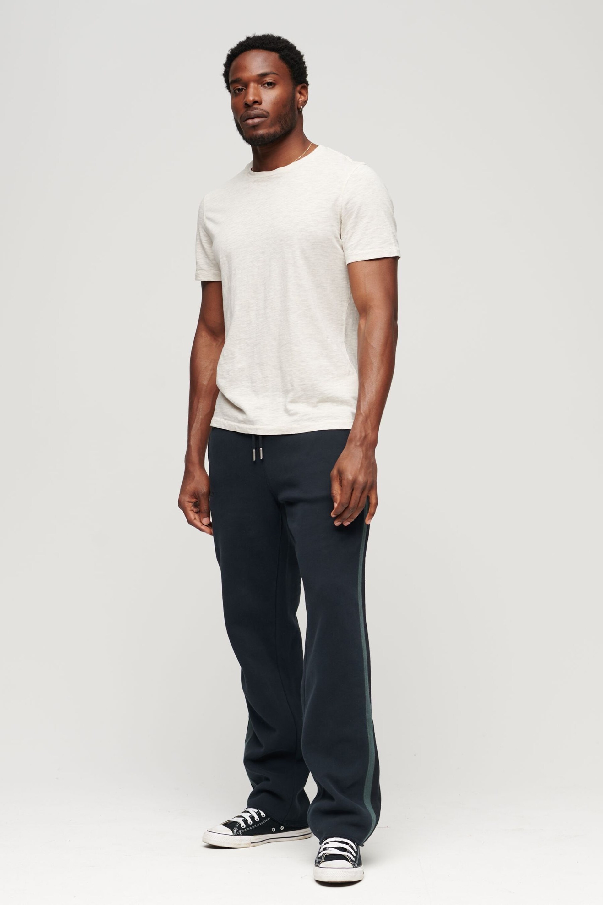 Superdry Black Essential Straight Joggers - Image 2 of 6