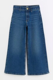 River Island Blue Girls Wide Leg Jeans - Image 1 of 4