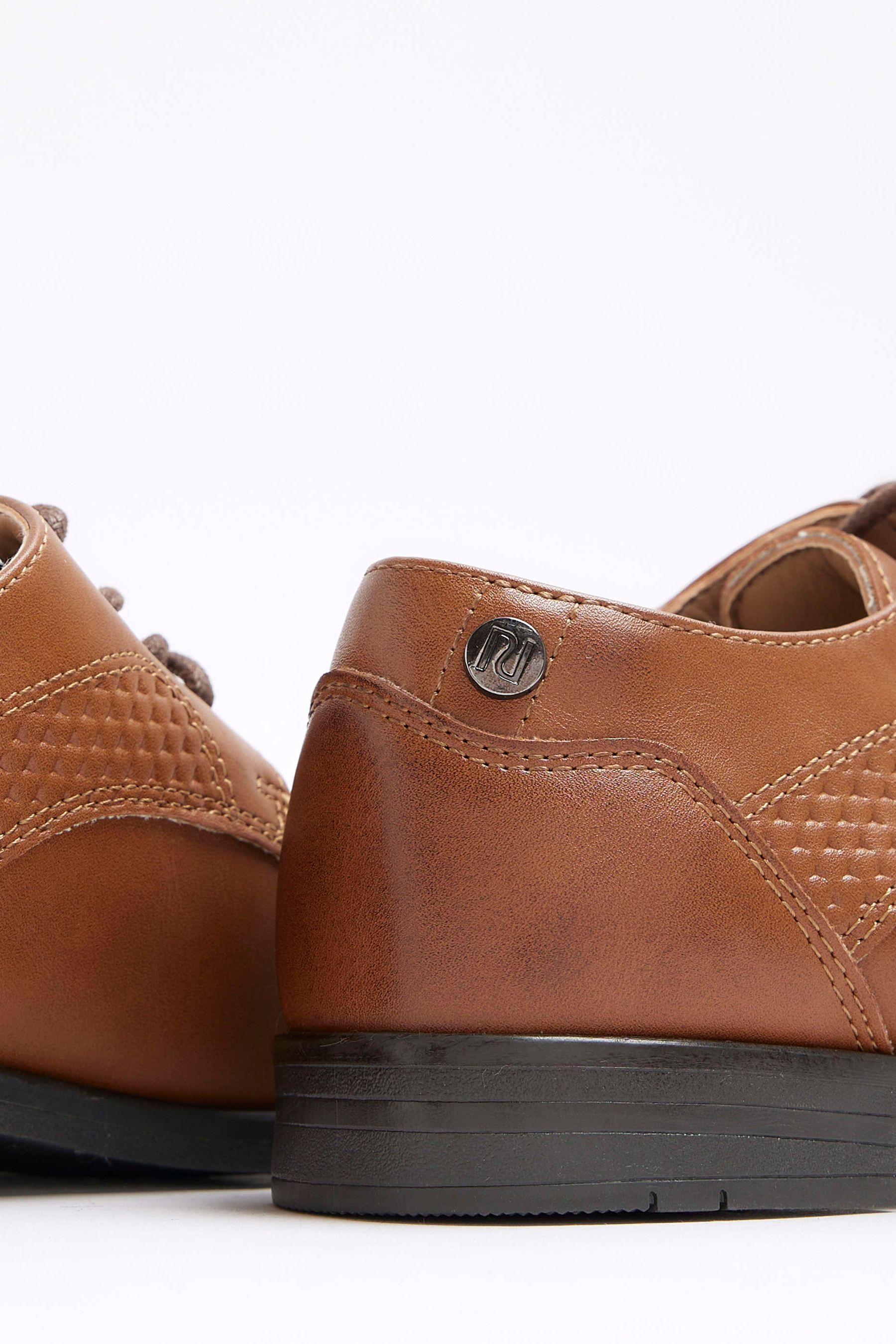 River Island Brown Boys Tan Point Shoes