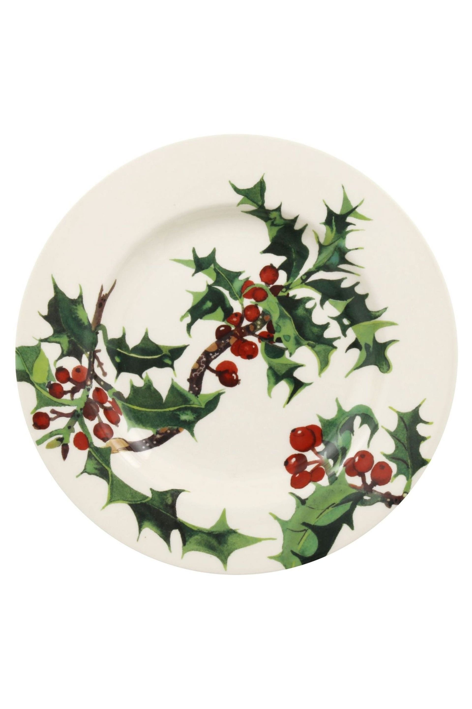 Emma Bridgewater Cream Holly 8 1/2 Inch Plate - Image 2 of 3