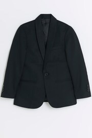 River Island Black Boys Tuxedo Blazer - Image 1 of 3