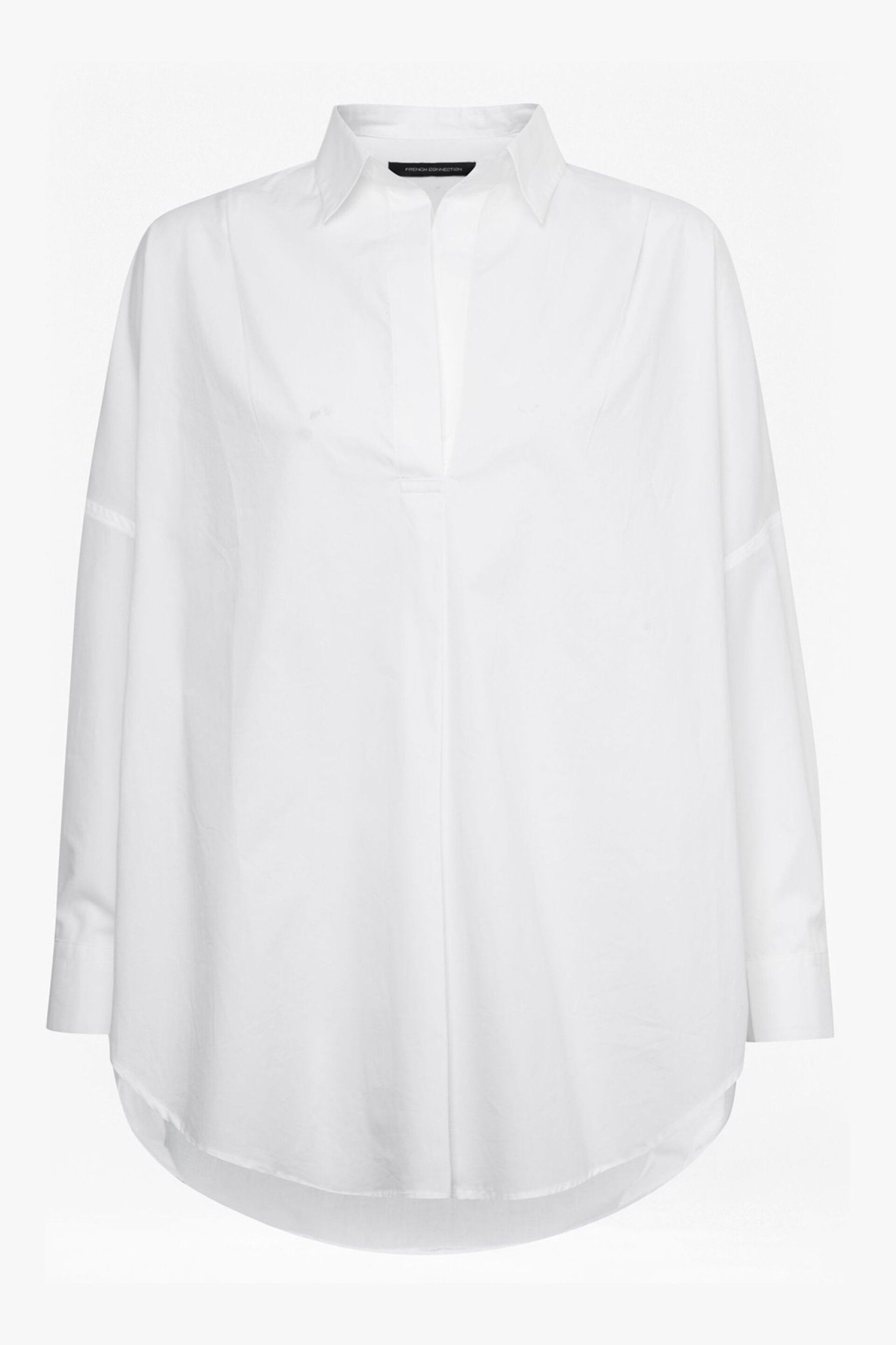 French Connection Rhodes Long Sleeves Popover Shirt - Image 4 of 4