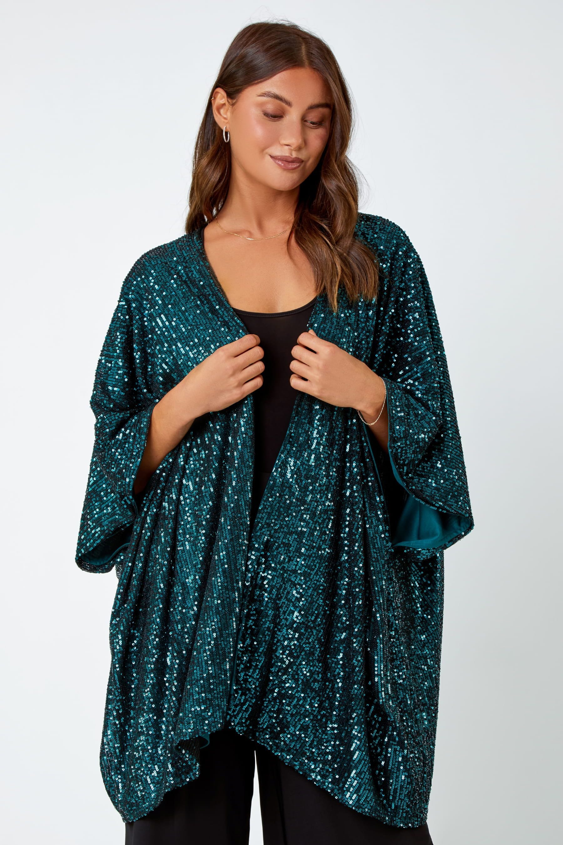 Embellished cape jacket online