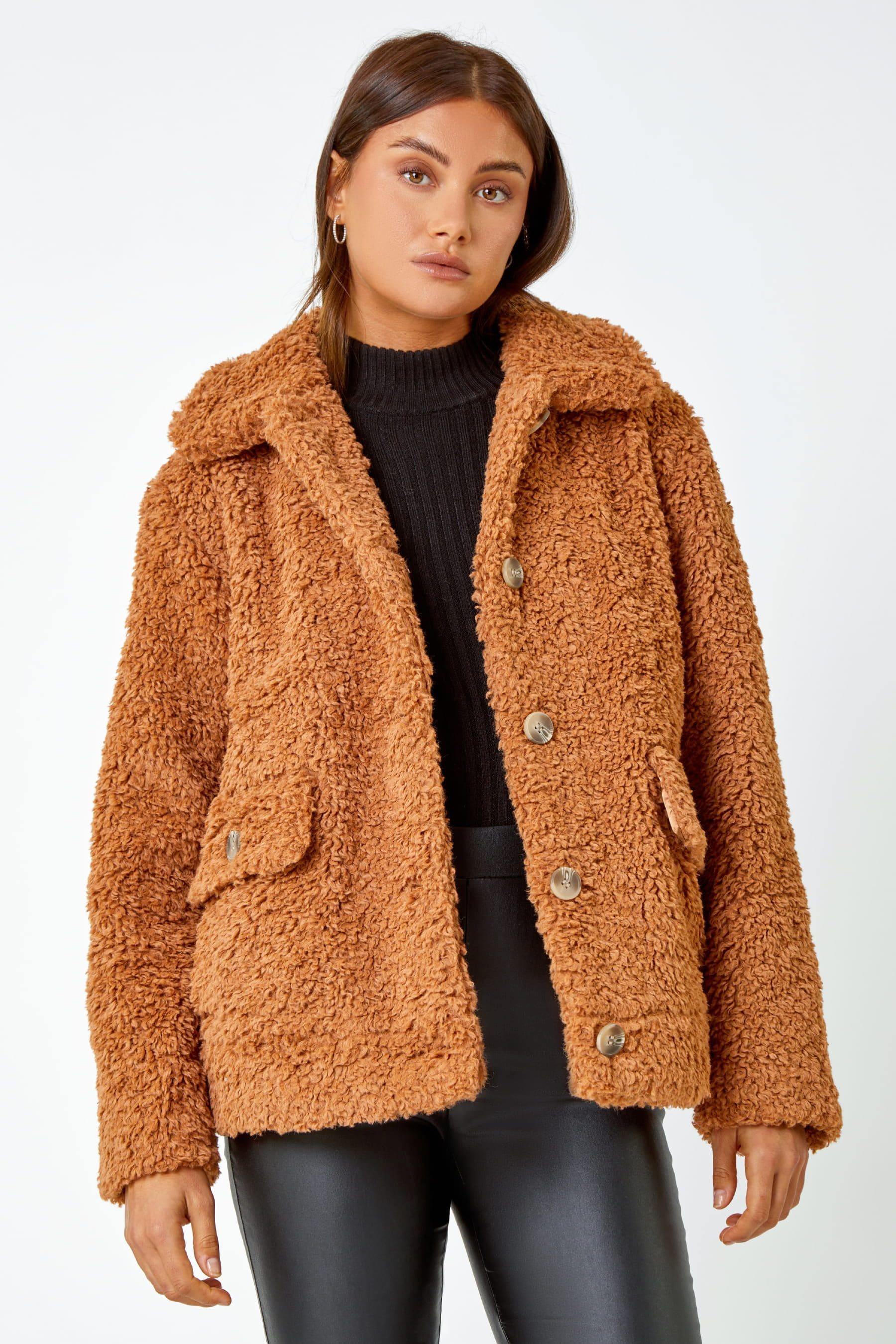 Free people so soft teddy coat sale