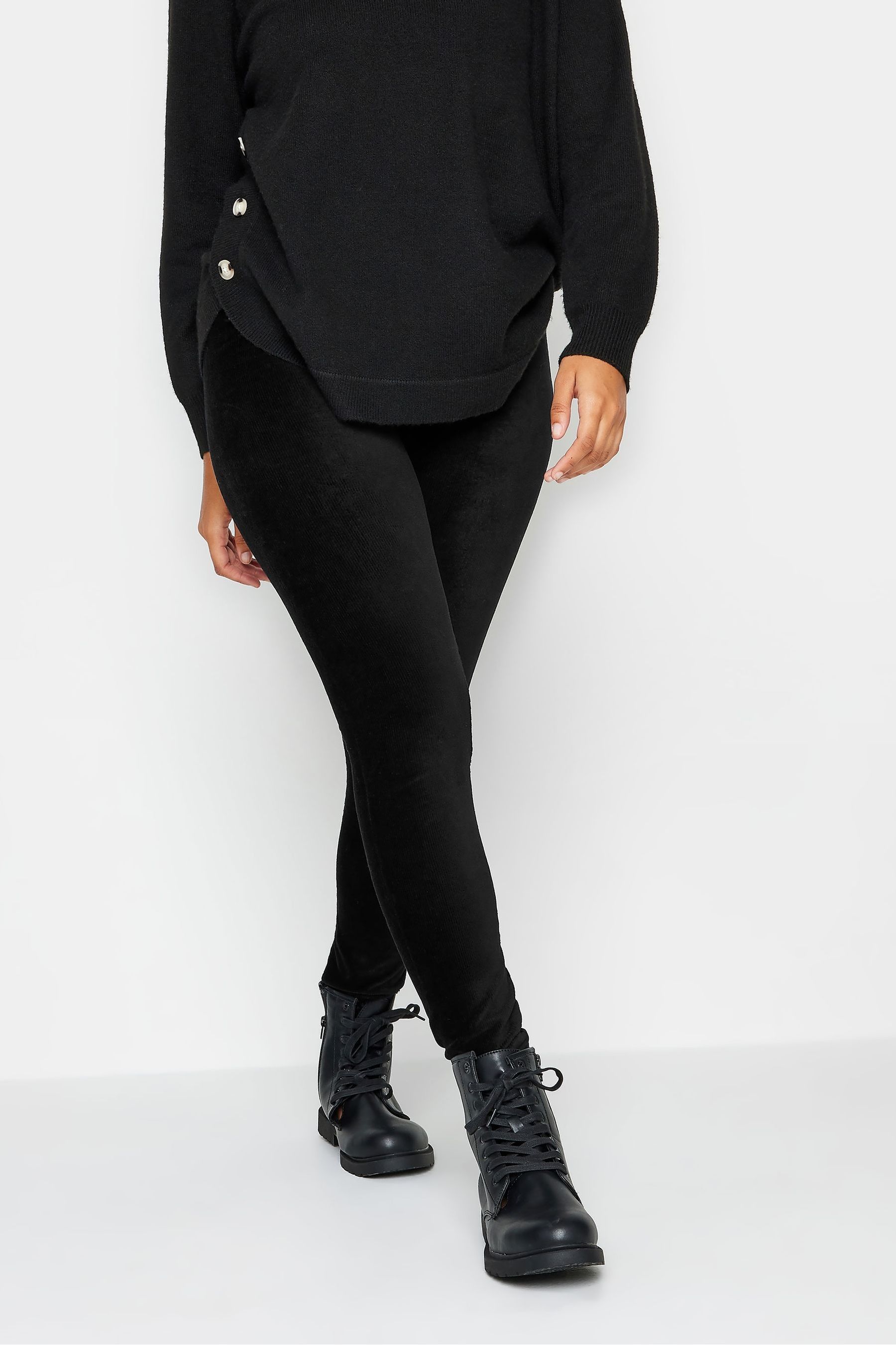 Buy M Co Black Petite Cord Leggings from the Next UK online shop