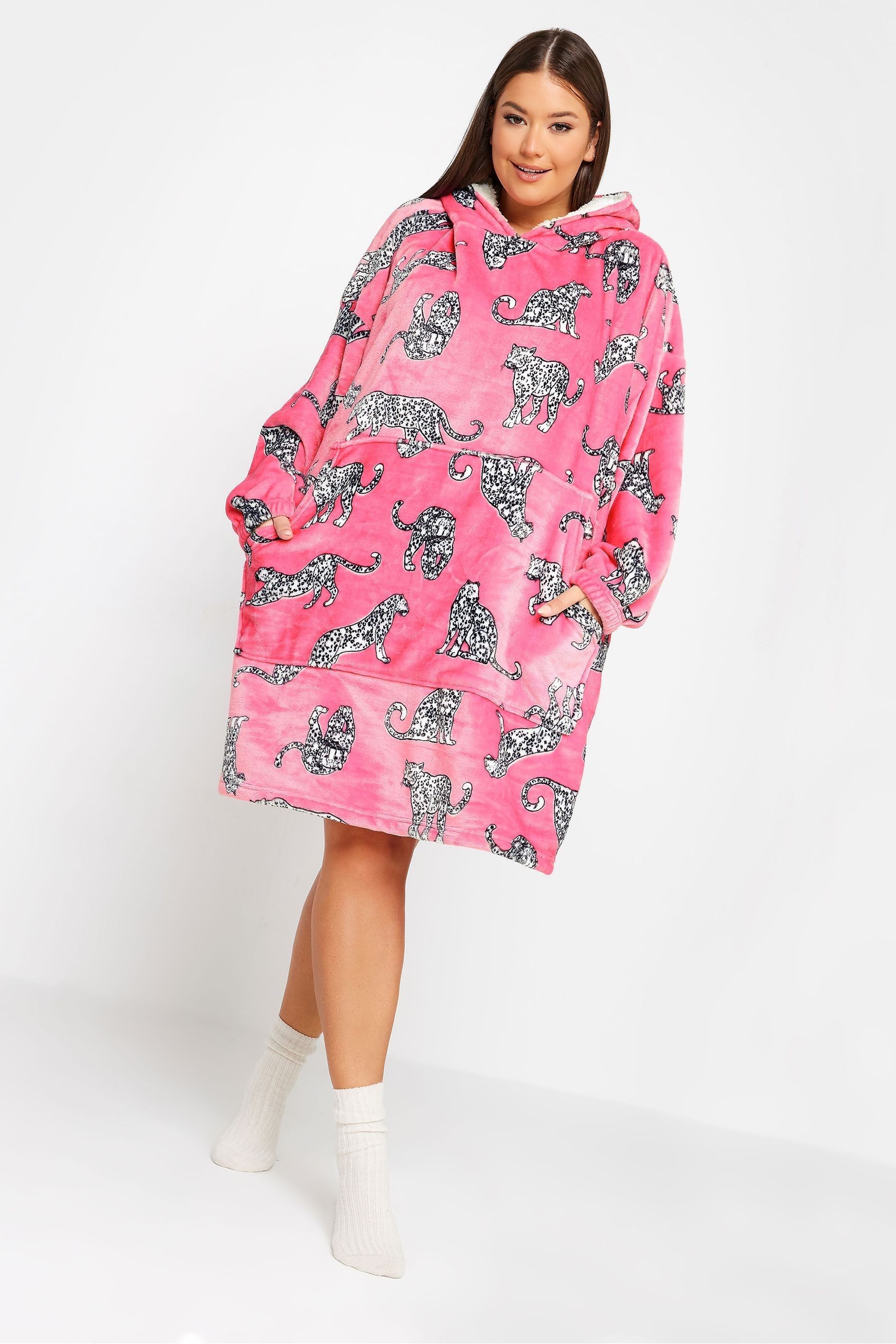 Snuggle blanket with hood top