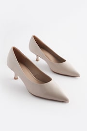 Bone Regular/Wide Fit Forever Comfort® Kitten Heel Court Shoes - Image 3 of 7