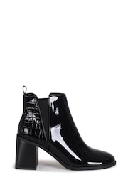 Linzi Black Esra Pull On Heeled Chelsea Boots - Image 2 of 4