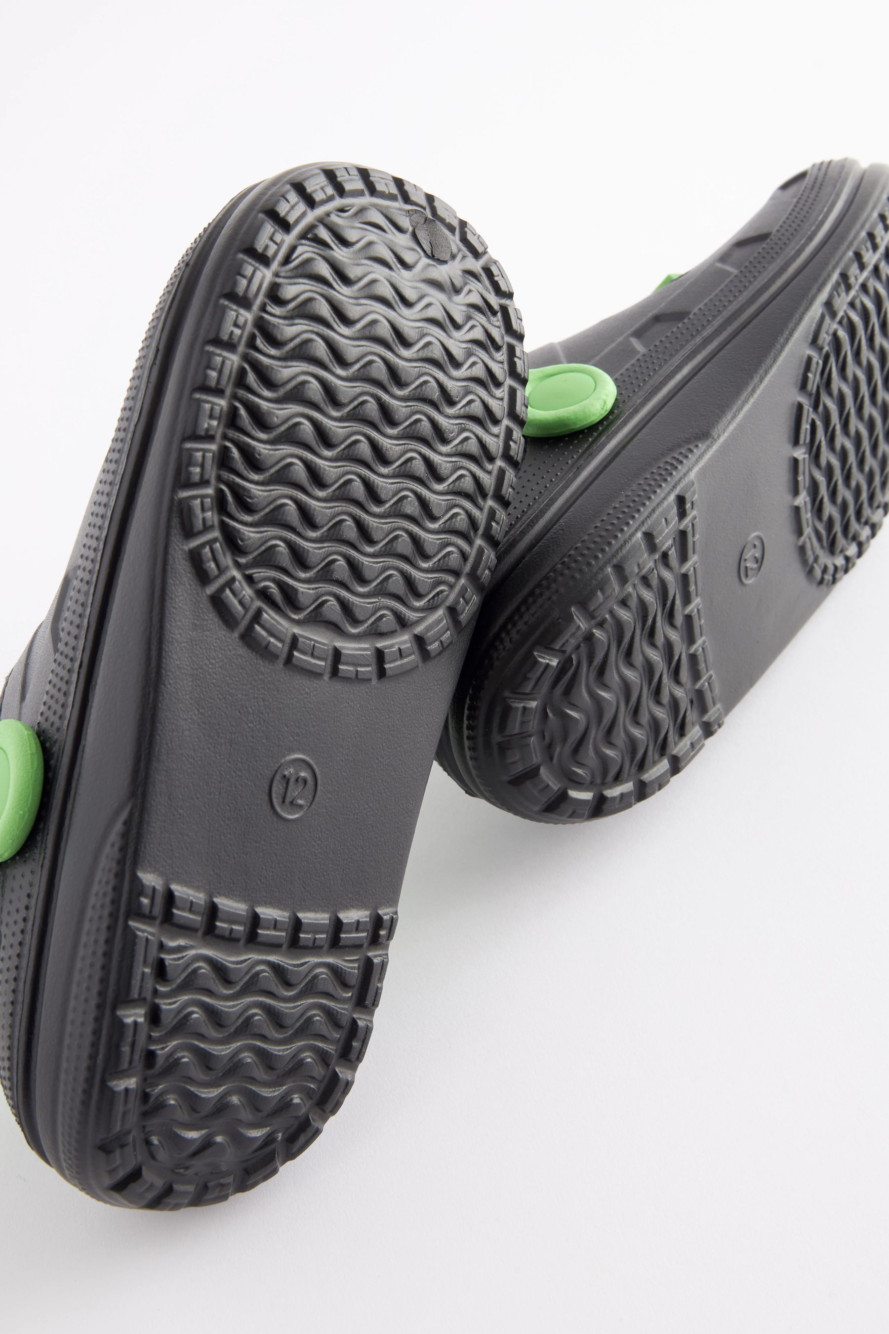 Buy Black Minecraft Faux Fur Lined Clog Slippers from Next United Arab Emirates