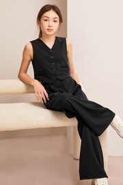 Lipsy Black Scuba Waistcoat - Image 2 of 4