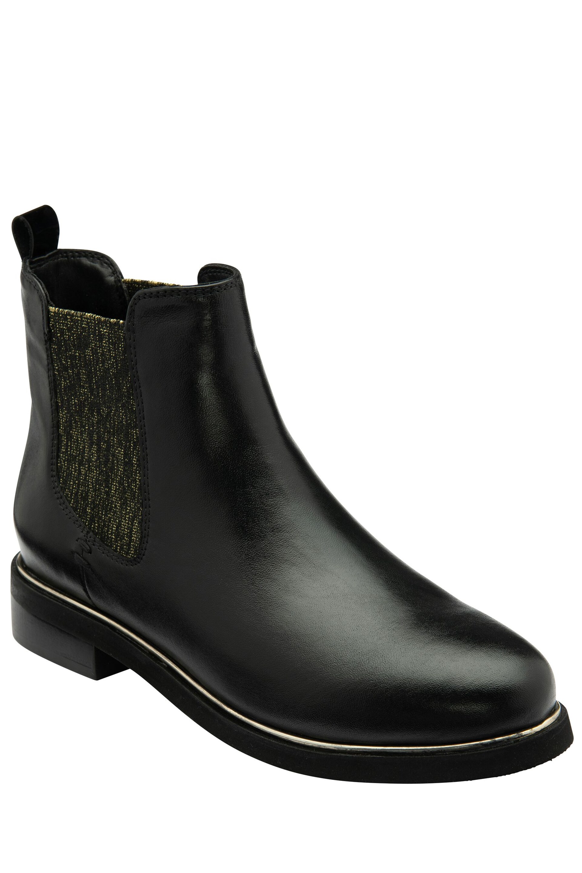 Lotus Black Ankle Boots - Image 1 of 4