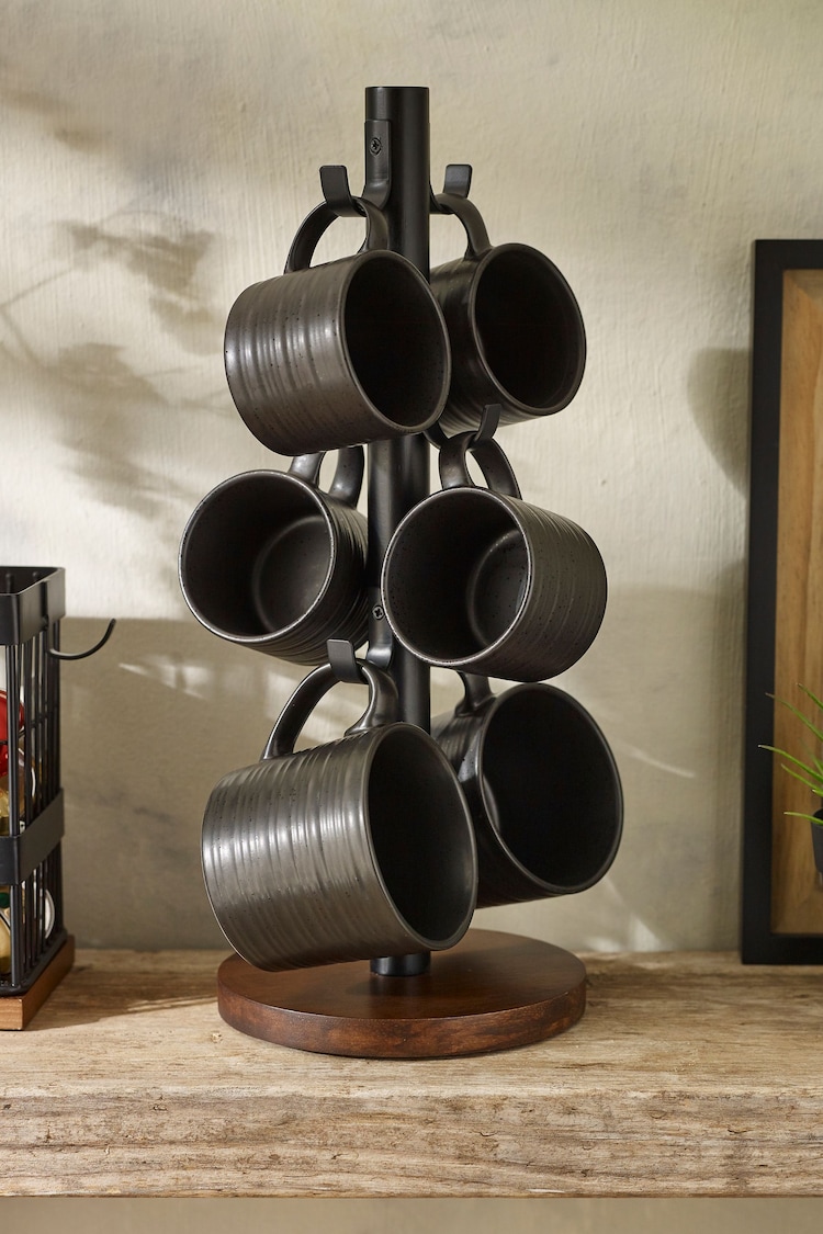 Black Bronx Mug Tree - Image 1 of 4