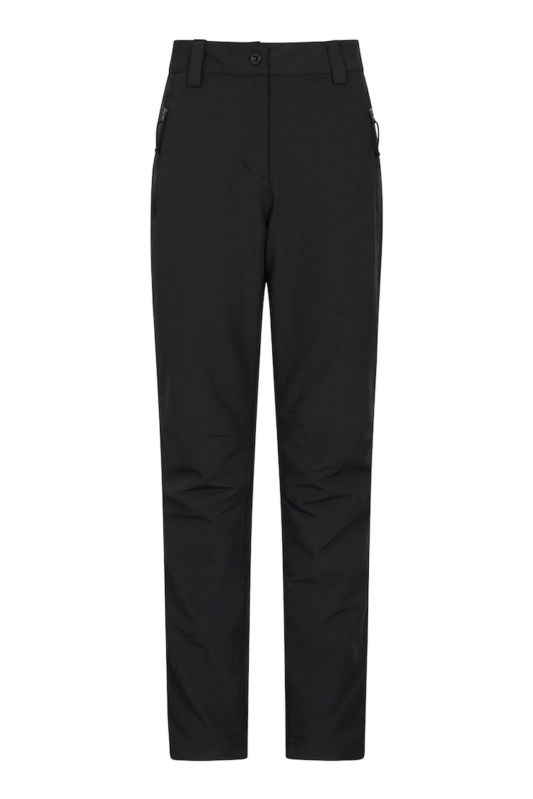 Mountain Warehouse Black Arctic II Womens Thermal Fleece Lined Short Trousers - Image 1 of 5