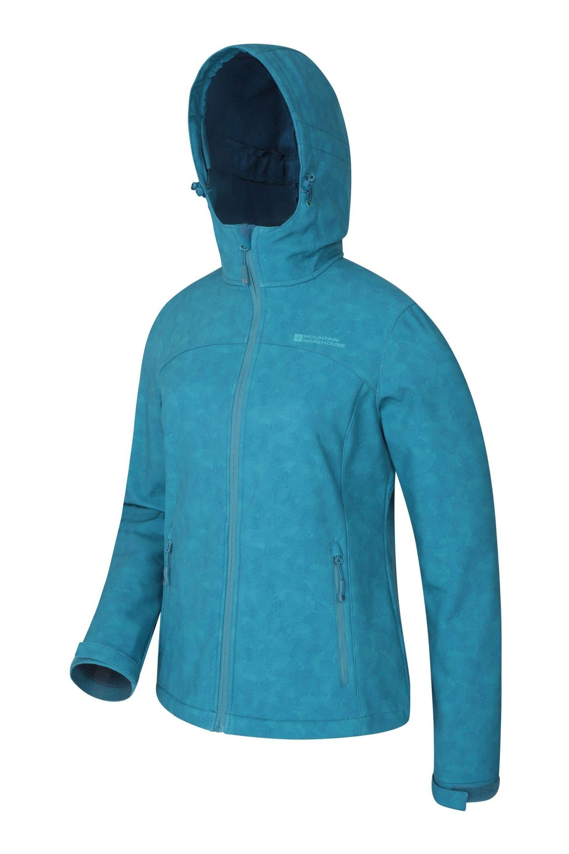 Mountain Warehouse Dark Blue Exodus Womens Softshell Jacket - Image 4 of 4