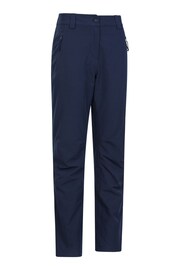 Mountain Warehouse Blue Womens Arctic II Thermal Fleece Lined Trousers - Image 2 of 5