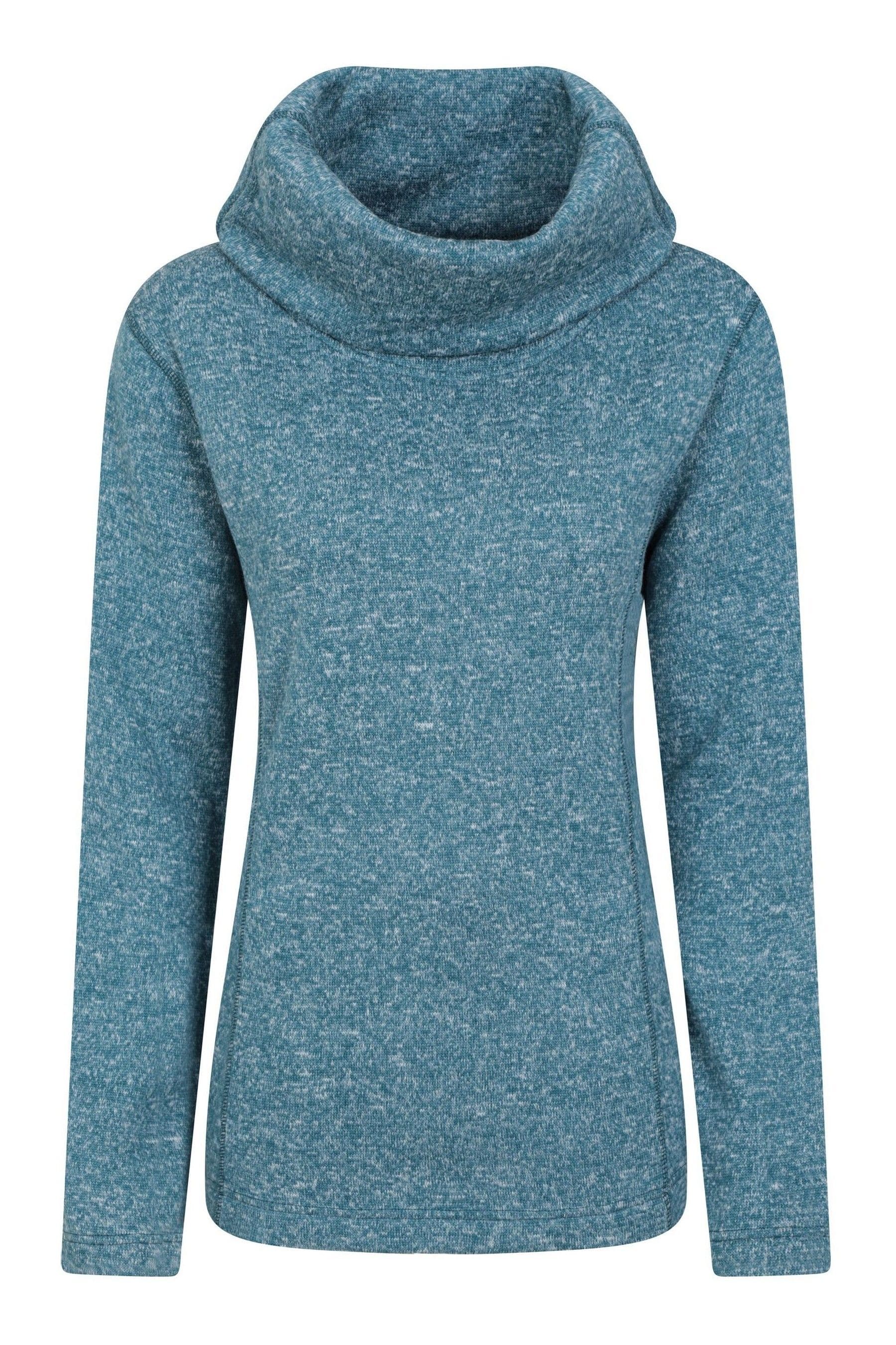 Mountain Warehouse Blue Idris Womens Cowl Neck Jumper