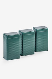 Set of 3 Forest Green Oakley Storage Tins - Image 4 of 4