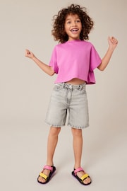 Purple Boxy T-Shirt (3-16yrs) - Image 2 of 7