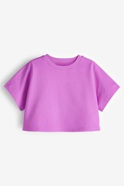 Purple Boxy T-Shirt (3-16yrs) - Image 5 of 7