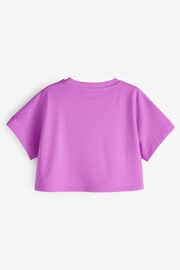 Purple Boxy T-Shirt (3-16yrs) - Image 6 of 7