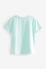Aqua Blue T-Shirt (3-16yrs) - Image 2 of 3