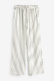 Black & White Stripe Linen Blend Trousers 2 Pack - Image 2 of 4
