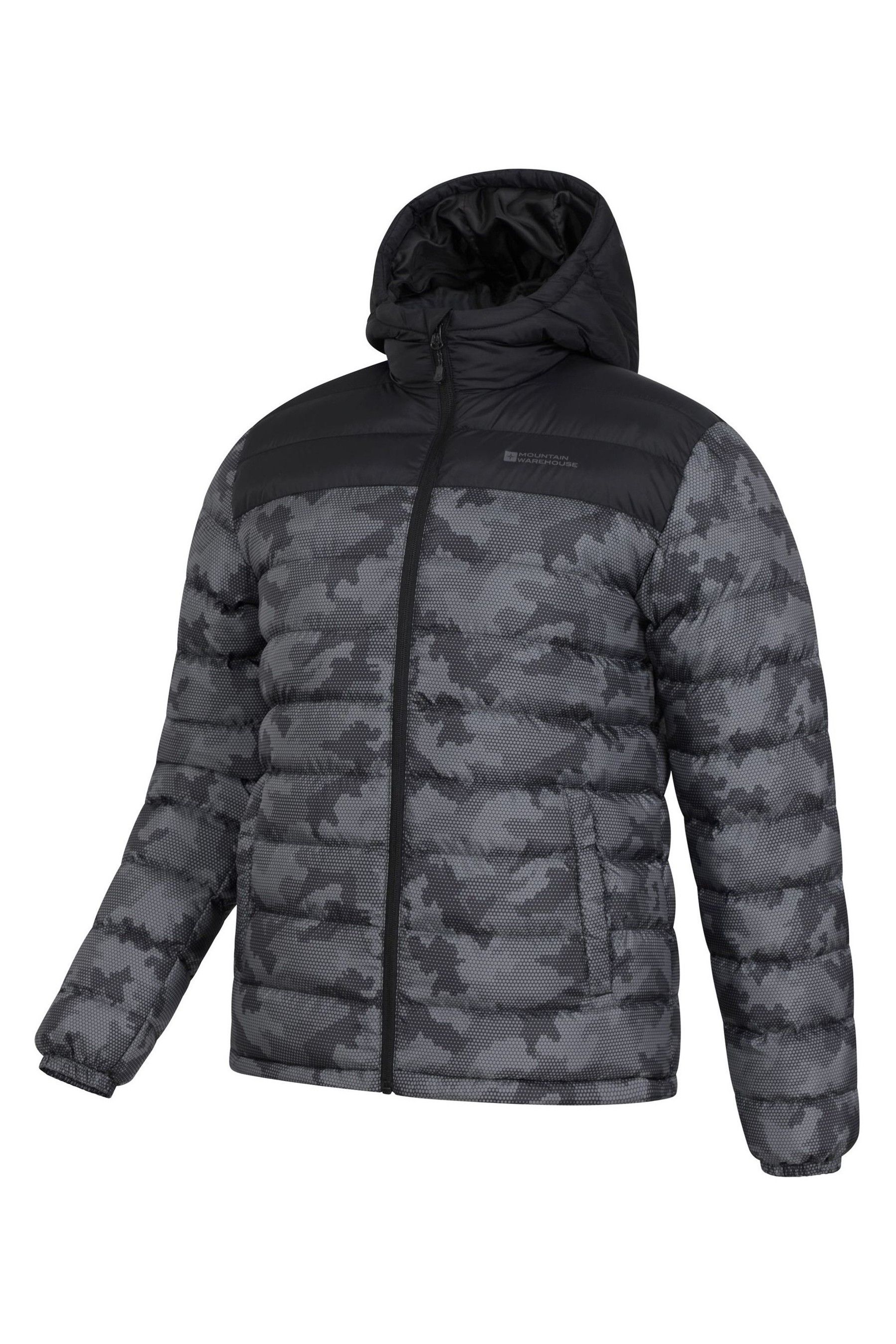 Buy Mountain Warehouse Dark Black Seasons II Mens Water Resistant Padded Jacket from Next Lithuania