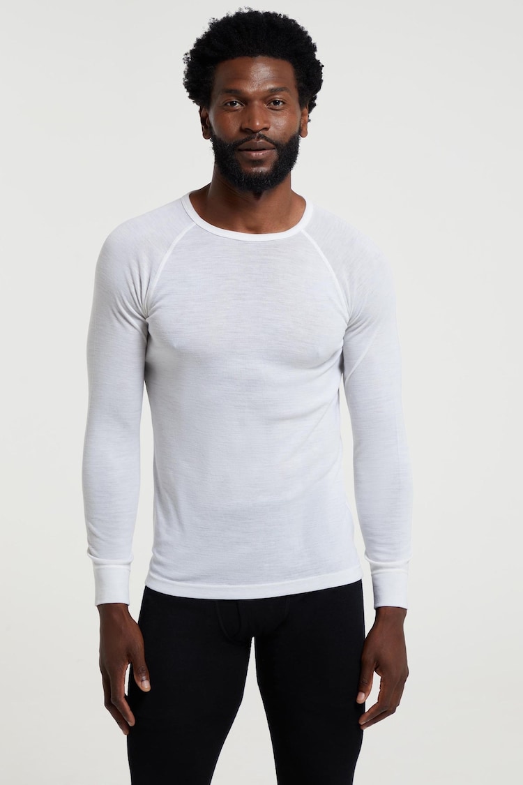 Mountain Warehouse White Merino Mens Round Neck Thermal Top - Image 2 of 4