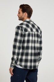 Mountain Warehouse Green Mens Trace Flannel Long Sleeve Shirt - Image 2 of 5