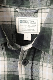 Mountain Warehouse Green Mens Trace Flannel Long Sleeve Shirt - Image 5 of 5