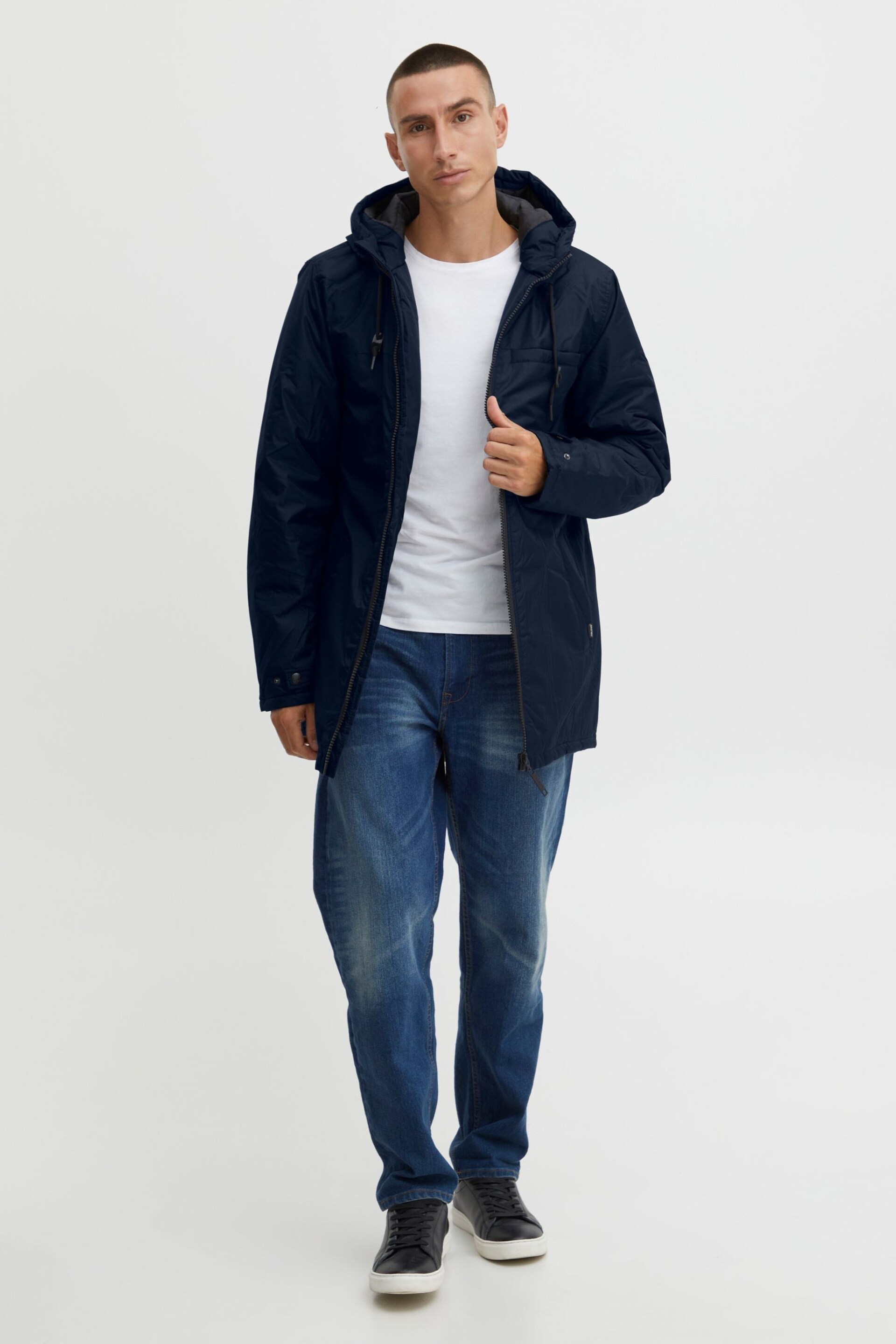 Blend Blue Classic Parka Jacket - Image 3 of 5