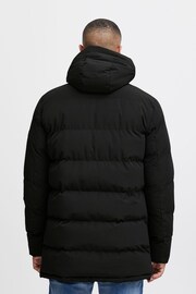 Blend Black Quilted Parka Jacket with Hood - Image 2 of 5