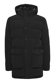 Blend Black Quilted Parka Jacket with Hood - Image 5 of 5