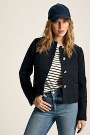 Joules Hampstead Navy Boucle Jacket - Image 1 of 6