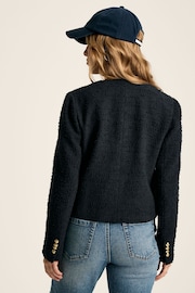 Joules Hampstead Navy Boucle Jacket - Image 2 of 6