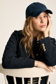 Joules Hampstead Navy Boucle Jacket - Image 4 of 6