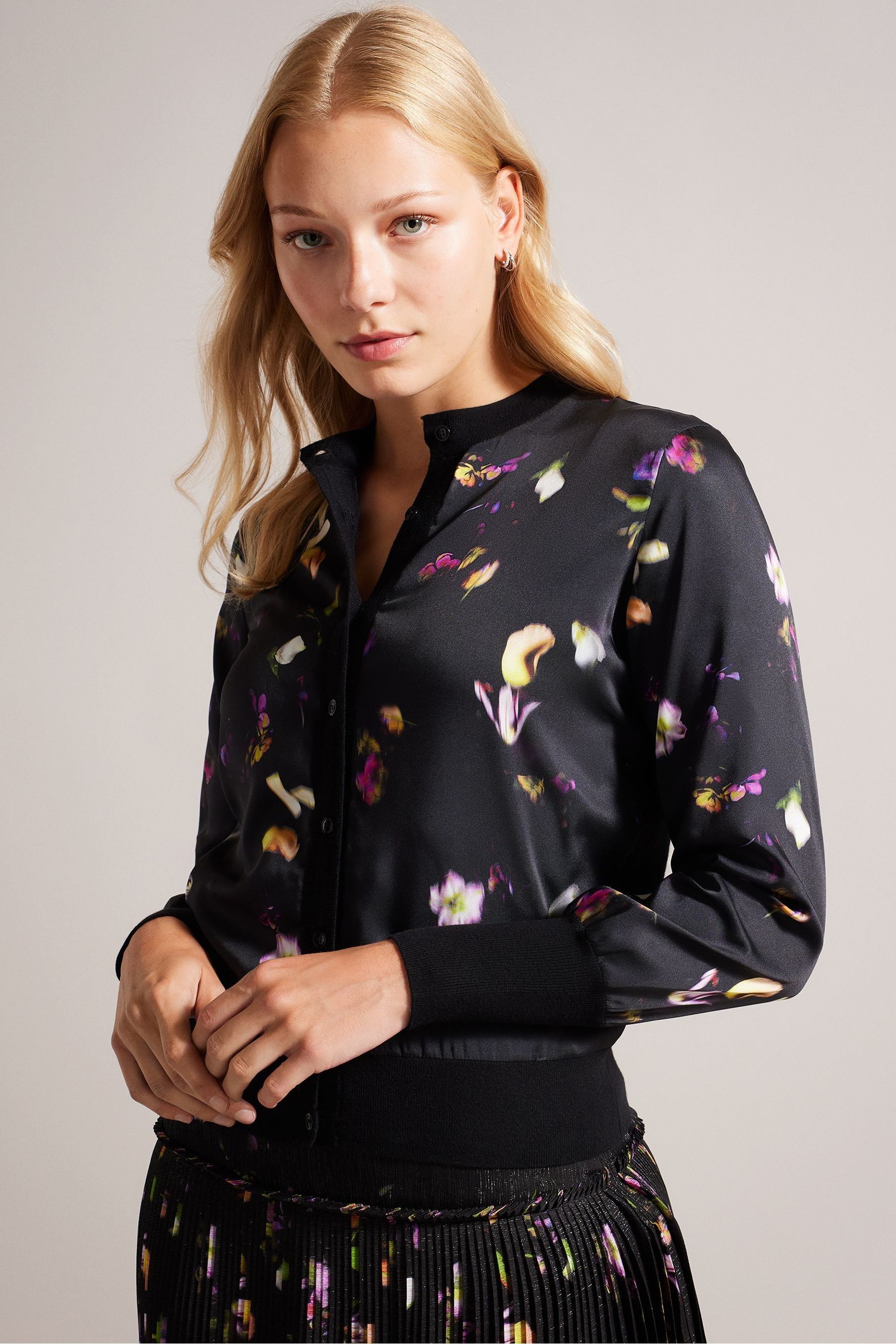Ted baker black cardigan on sale